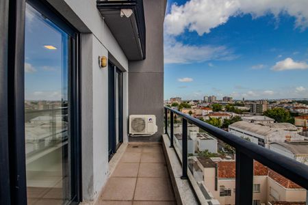 Varanda de kitnet/studio para alugar com 1 quarto, 41m² em São João, Porto Alegre