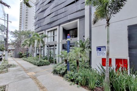 Studio para alugar com 22m², 1 quarto e sem vagaFachada - Plaquinha