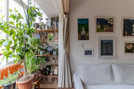 Varanda de apartamento à venda com 1 quarto, 50m² em Santa Cecilia, São Paulo