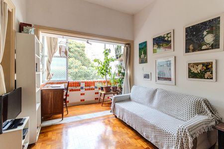Sala de apartamento à venda com 1 quarto, 50m² em Santa Cecilia, São Paulo
