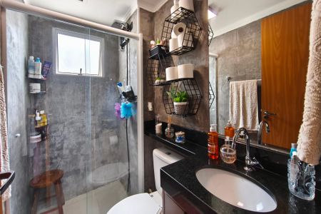 Banheiro de apartamento à venda com 2 quartos, 45m² em Jardim Anton Von Zuben, Campinas