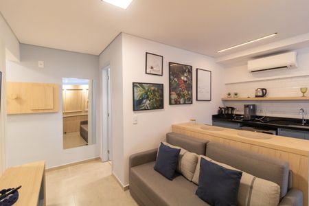 Studio para alugar com 36m², 1 quarto e 1 vagaSalas
