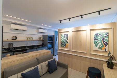 Studio para alugar com 36m², 1 quarto e 1 vagaSalas