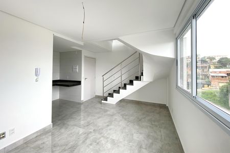 Sala de apartamento à venda com 3 quartos, 110m² em Buritis, Belo Horizonte