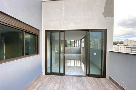 Varanda da Sala de apartamento à venda com 3 quartos, 171m² em Buritis, Belo Horizonte