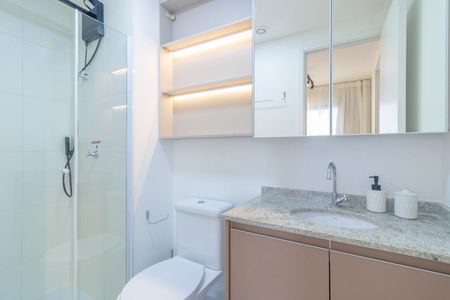 Studio para alugar com 26m², 1 quarto e sem vagaBanheiro