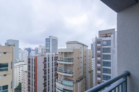 Studio para alugar com 26m², 1 quarto e sem vagaVaranda