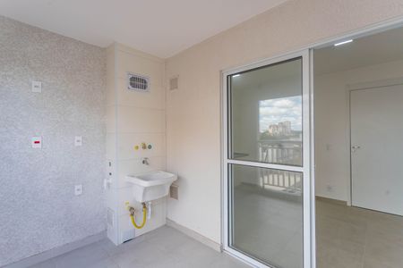 Varanda da sala de apartamento para alugar com 2 quartos, 43m² em Conceição, Diadema