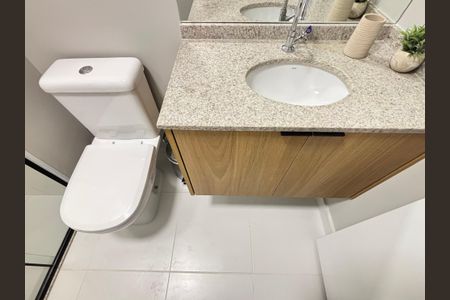 Apartamento para alugar com 25m², 1 quarto e sem vagaBanheiro da Suíte