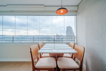 Varanda da Sala de apartamento à venda com 1 quarto, 32m² em Butantã, São Paulo