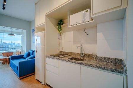 Cozinha de apartamento à venda com 1 quarto, 32m² em Butantã, São Paulo