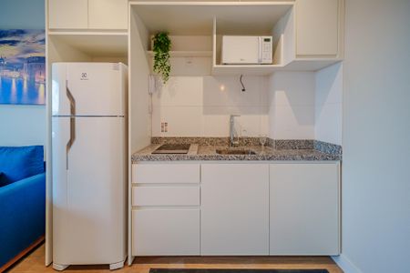 Cozinha de apartamento à venda com 1 quarto, 32m² em Butantã, São Paulo