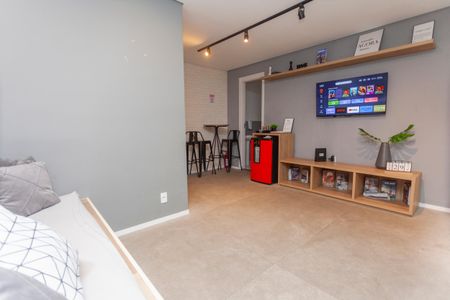 Apartamento à venda com 34m², 2 quartos e sem vagaSalão de jogos