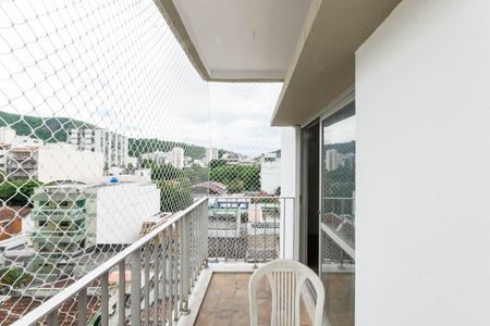 Varanda da Sala de apartamento à venda com 3 quartos, 110m² em Grajaú, Rio de Janeiro