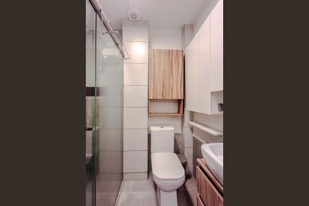 Banheiro da Suíte de kitnet/studio para alugar com 1 quarto, 35m² em Vila Mariana, São Paulo