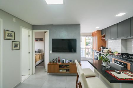 Sala/Cozinha de apartamento à venda com 2 quartos, 44m² em Centro, Diadema