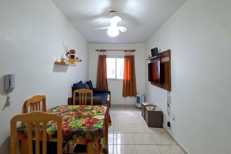 Sala de apartamento para alugar com 1 quarto, 44m² em Cidade Ocian, Praia Grande
