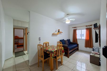 Sala de apartamento para alugar com 1 quarto, 44m² em Cidade Ocian, Praia Grande