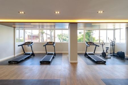 Apartamento para alugar com 45m², 2 quartos e 1 vaga Apartamento para alugar com 45m², 2 quartos e 1 vagaAcademia