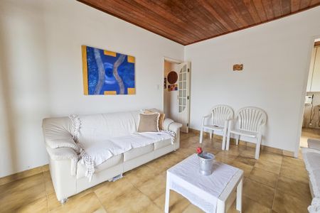 Sala de apartamento para alugar com 1 quarto, 56m² em Jardim Belmar, Guarujá