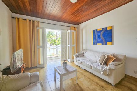 Sala de apartamento para alugar com 1 quarto, 56m² em Jardim Belmar, Guarujá