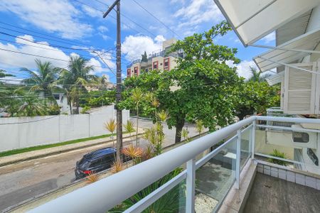 varanda  de apartamento para alugar com 1 quarto, 56m² em Jardim Belmar, Guarujá