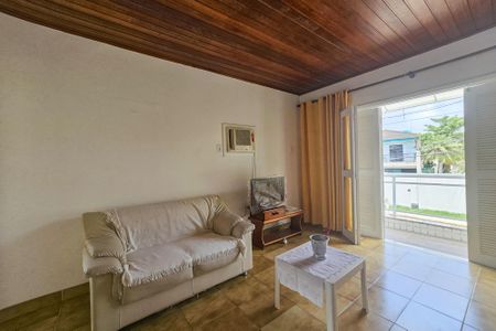 Sala de apartamento para alugar com 1 quarto, 56m² em Jardim Belmar, Guarujá