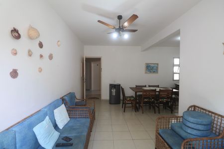 Sala de apartamento para alugar com 2 quartos, 80m² em Loteamento Joao Batista Juliao, Guarujá