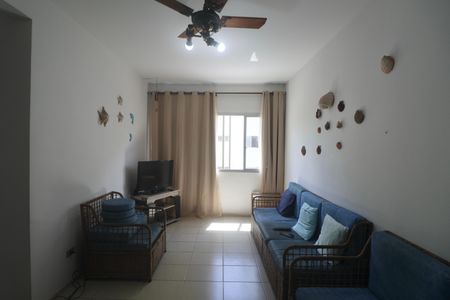 Sala de apartamento para alugar com 2 quartos, 80m² em Loteamento Joao Batista Juliao, Guarujá