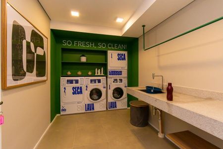 Apartamento para alugar com 27m², 1 quarto e sem vaga Apartamento para alugar com 27m², 1 quarto e sem vagaLavanderia