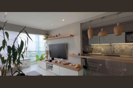 Sala de apartamento para alugar com 3 quartos, 150m² em Barra da Tijuca, Rio de Janeiro