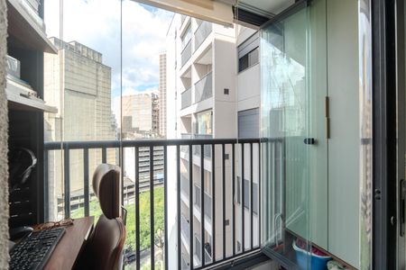 Sacada de apartamento à venda com 1 quarto, 29m² em Bela Vista, São Paulo