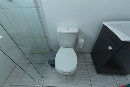 Studio para alugar com 25m², 1 quarto e sem vaga Studio para alugar com 25m², 1 quarto e sem vagaBanheiro / Área de Serviço