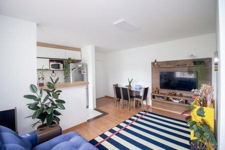 Sala de apartamento para alugar com 2 quartos, 56m² em Maria da Conceicao, Contagem