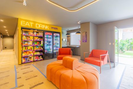 Área comum - Hall Social de kitnet/studio à venda com 1 quarto, 24m² em Pinheiros, São Paulo