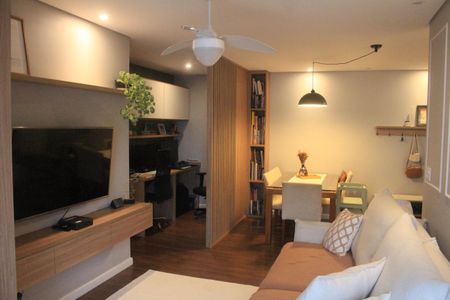 Sala de apartamento à venda com 3 quartos, 82m² em Fundação, São Caetano do Sul