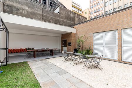 Studio para alugar com 26m², 1 quarto e sem vagaChurrasqueira