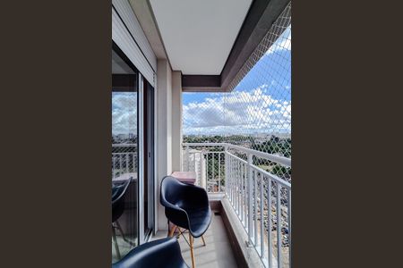 Varanda da Suíte de apartamento para alugar com 3 quartos, 127m² em Vila Anastácio, São Paulo