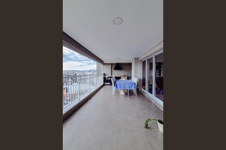 Varanda da Sala de apartamento para alugar com 3 quartos, 127m² em Vila Anastácio, São Paulo