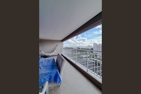 Varanda da Sala de apartamento para alugar com 3 quartos, 127m² em Vila Anastácio, São Paulo