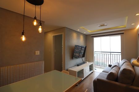 Sala  de apartamento para alugar com 2 quartos, 49m² em Bairro dos Casa, São Bernardo do Campo