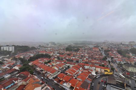 Sala Sacada Vista  de apartamento para alugar com 2 quartos, 49m² em Bairro dos Casa, São Bernardo do Campo