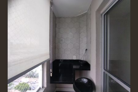 Varanda da Sala de apartamento à venda com 2 quartos, 50m² em Utinga, Santo André