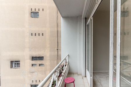 Varanda do Studio de kitnet/studio para alugar com 1 quarto, 40m² em Santa Ifigênia, São Paulo