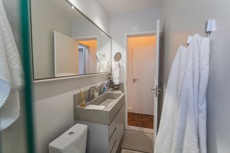 Banheiro da Suíte de apartamento à venda com 2 quartos, 70m² em Cruzeiro, Belo Horizonte