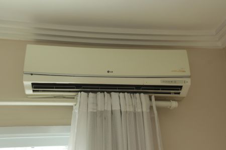 Ar condicionado Sala de apartamento para alugar com 1 quarto, 49m² em Ponta da Praia, Santos