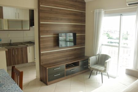 Sala de apartamento para alugar com 1 quarto, 49m² em Ponta da Praia, Santos