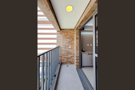 Varanda de kitnet/studio para alugar com 1 quarto, 27m² em Chácara Klabin, São Paulo