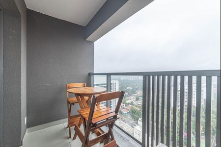 Studio à venda com 24m², 1 quarto e sem vagaVaranda