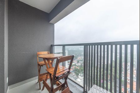 Studio à venda com 24m², 1 quarto e sem vagaVaranda